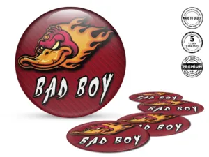 Wheel Emblems Style Limited Tuning Racing Logo